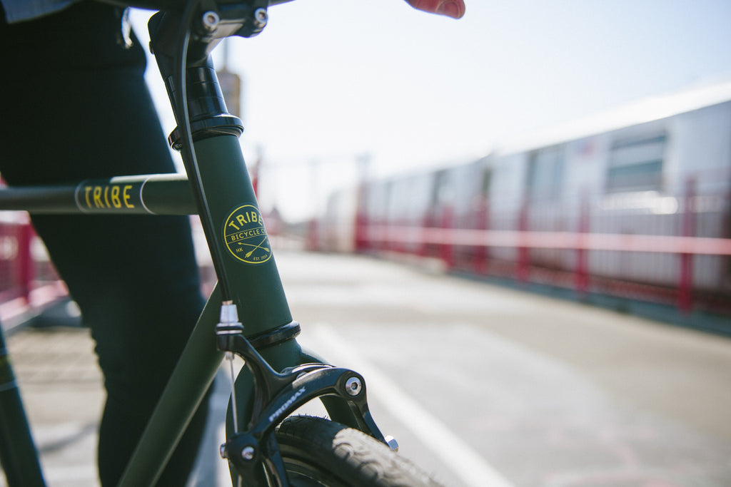 El Capitan Army Green Fixed Gear Bike Tribe Bicycle Co