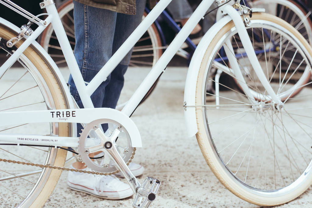 Tribe Bicycle Co City Series Omafiets Cruiser Bike Dutch Bike White