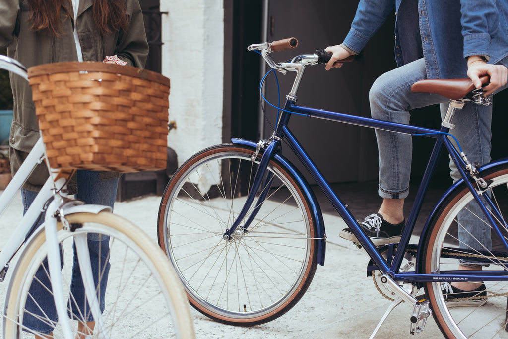 Tribe Bicycle Co city series cruiser Bike dutch bicycle opafiets knowlita navy